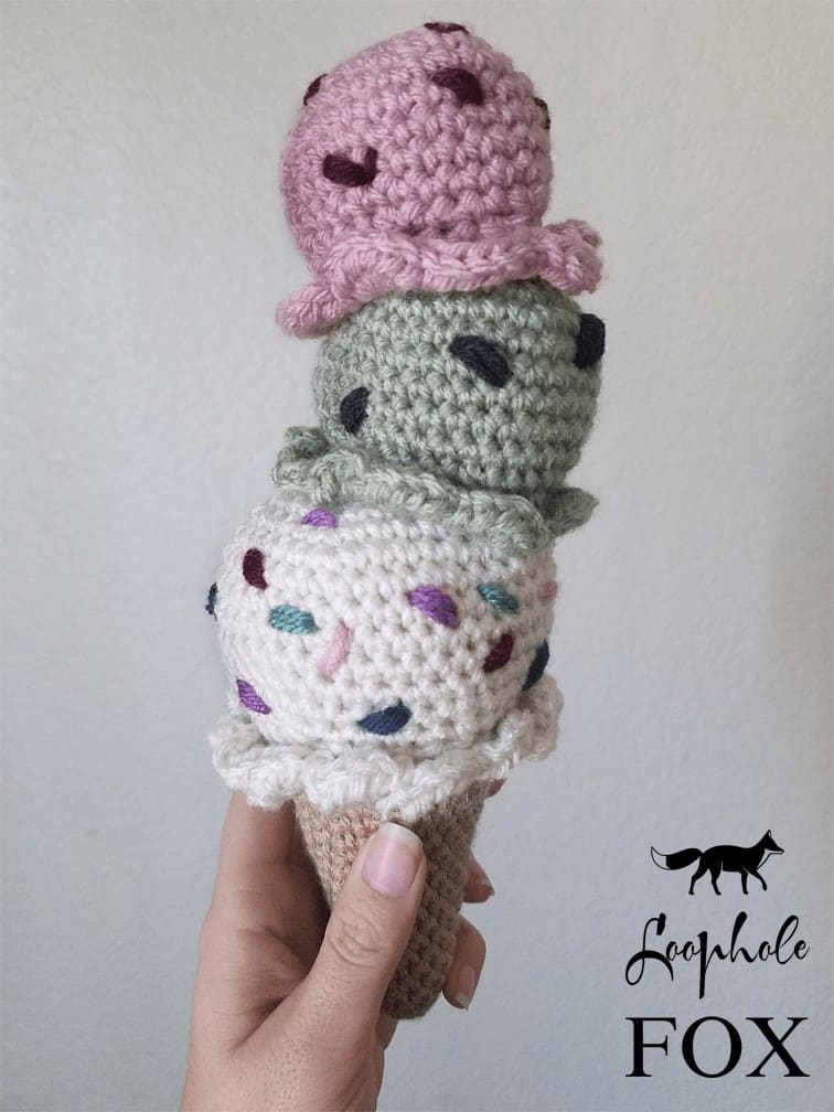Crochet Ice Cream Pattern – Fun, Easy and Quick