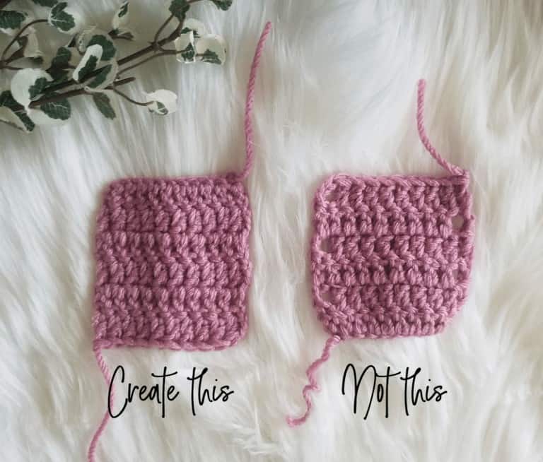 How to Crochet Straight Edges & Avoid Gaps