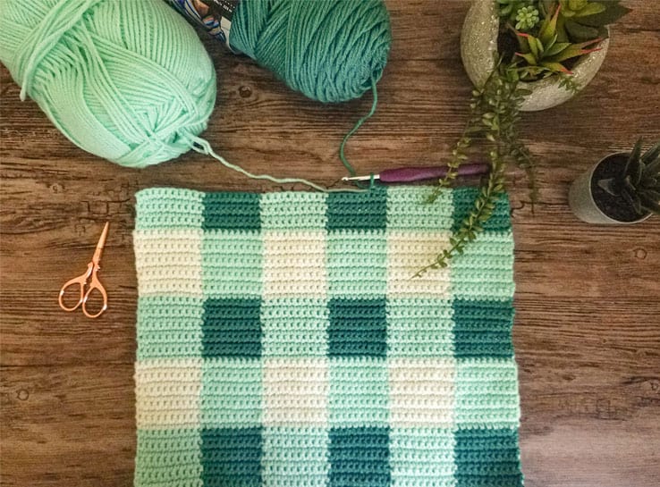 How to Gingham Crochet for Absolute Beginners