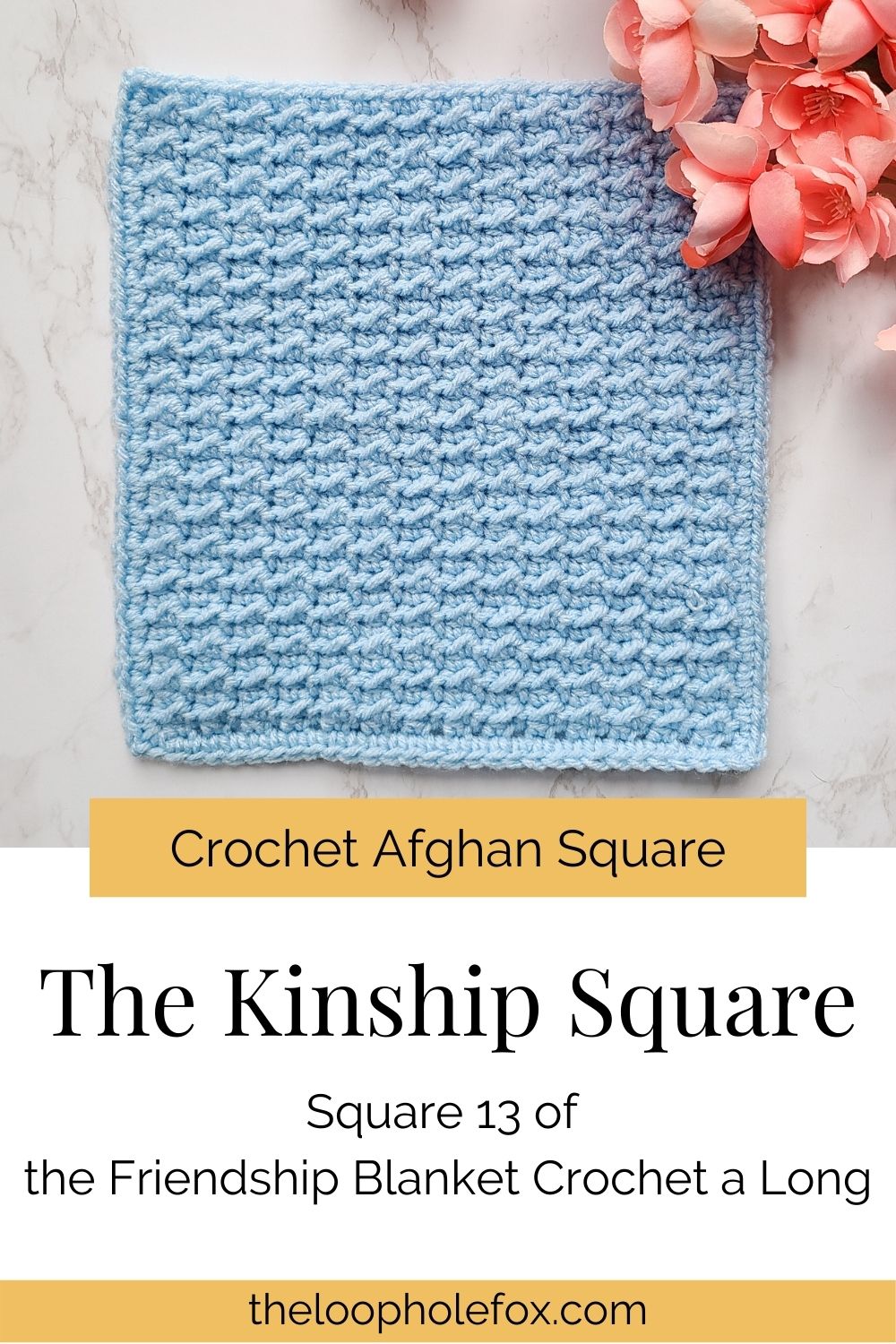 Crochet Afghan Square Square 13 of The Friendship Blanket CAL