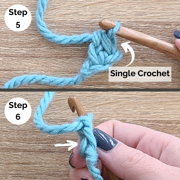 How to Foundation Single Crochet (FSC) with Video and Picture Tutorial