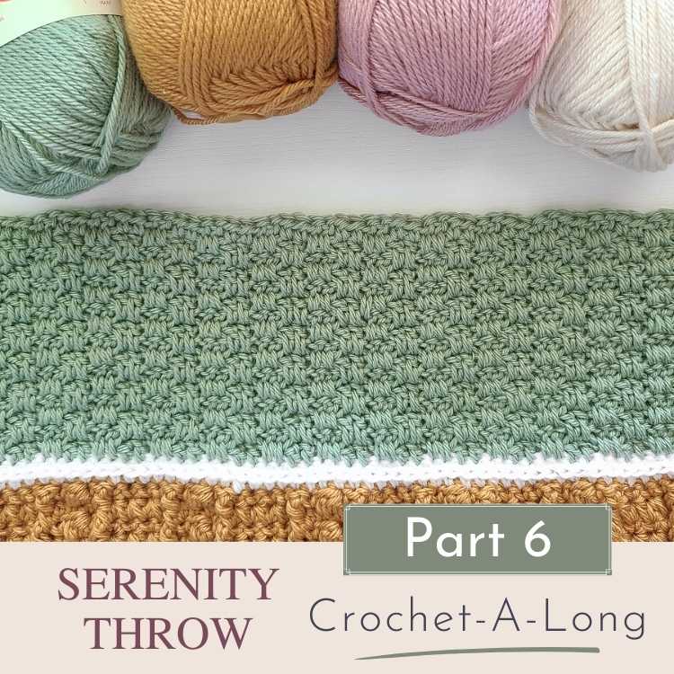 This image shows Part 6 of the Crochet Sampler Blanket.